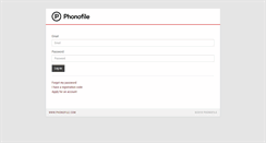 Desktop Screenshot of login.phonofile.com